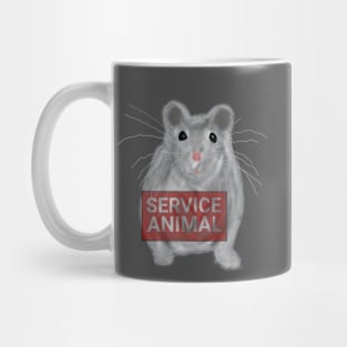 Service Animal: Hamster Mug